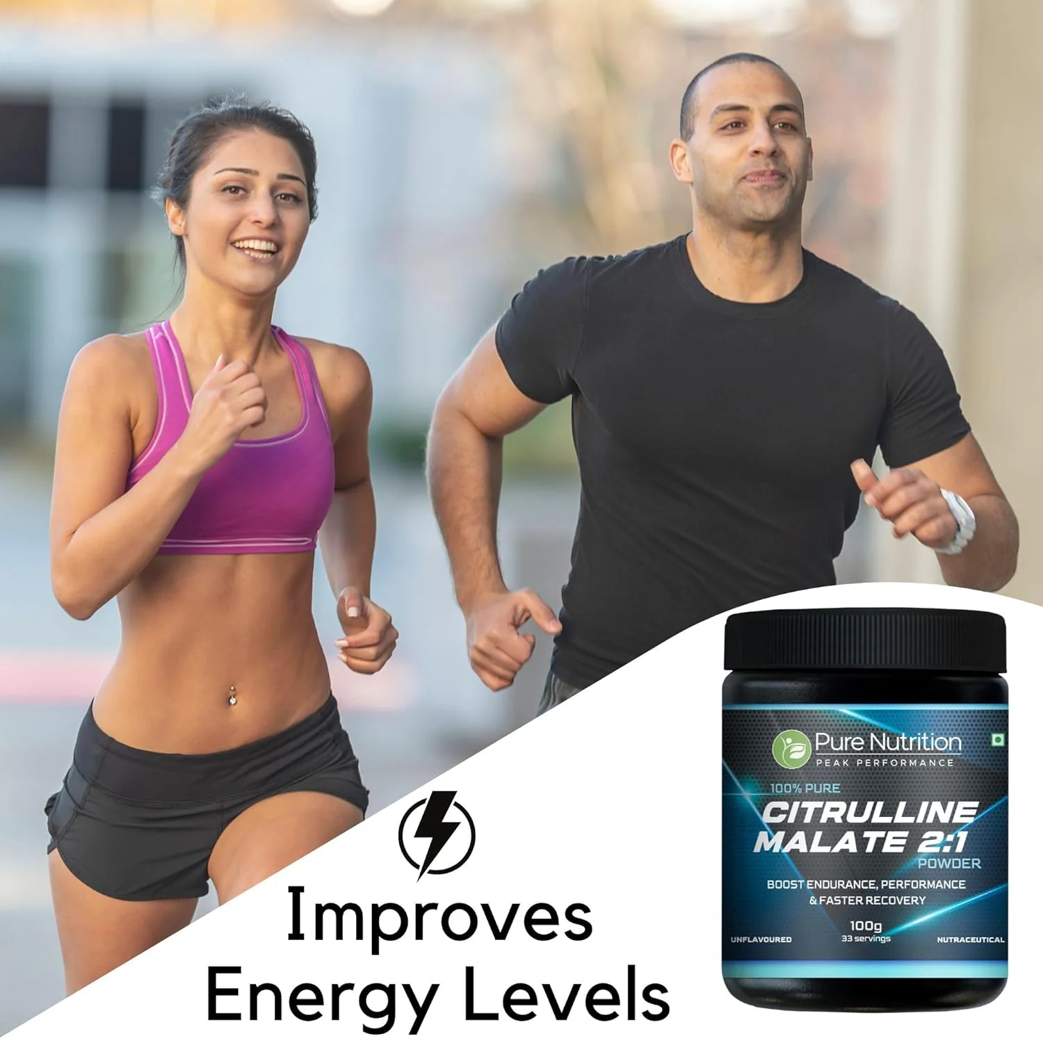 100% Pure L Citrulline DL Malate 2:1 Powder (Unflavoured) Faster Recovery & Reduce Muscle Fatigue - Image 10