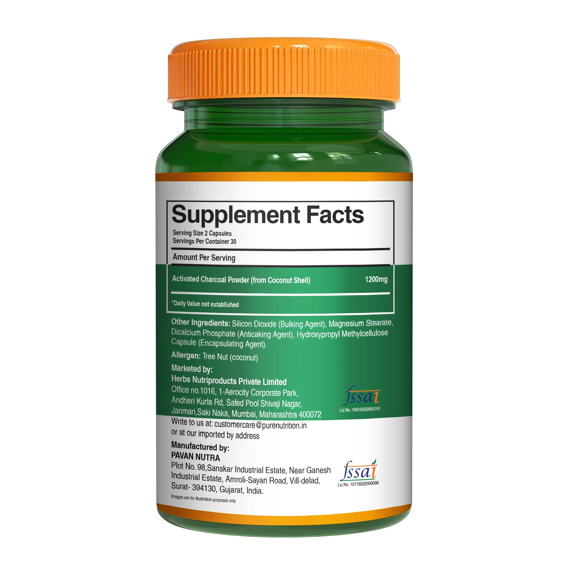Activated Charcoal – 1200mg | Derived from Coconut Shells - Image 8