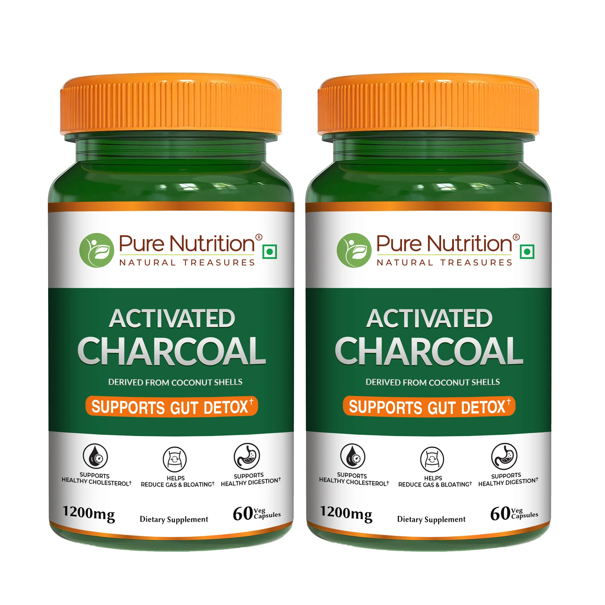 Activated Charcoal – 1200mg | Derived from Coconut Shells - Image 9