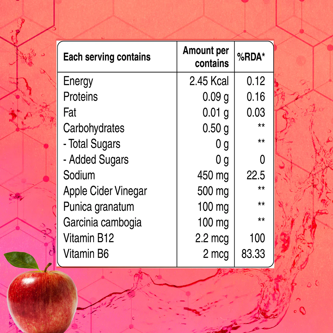 ACV Effervescent Tablet Weight Management & Gut Health | Apple Cider Vinegar - Image 5
