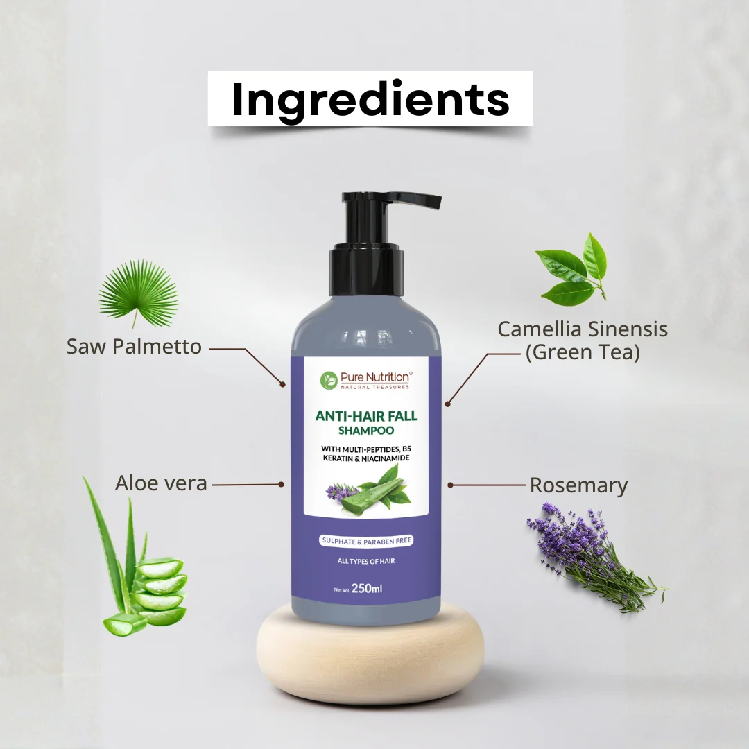 Combo of Anti-Hairfall Shampoo 250 ML + Conditioner 200ML - Image 4