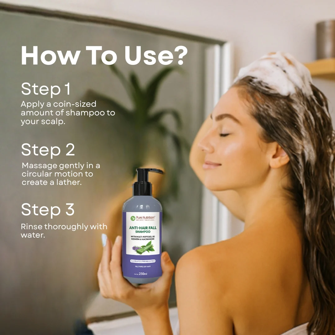 Combo of Anti-Hairfall Shampoo 250 ML + Conditioner 200ML - Image 9