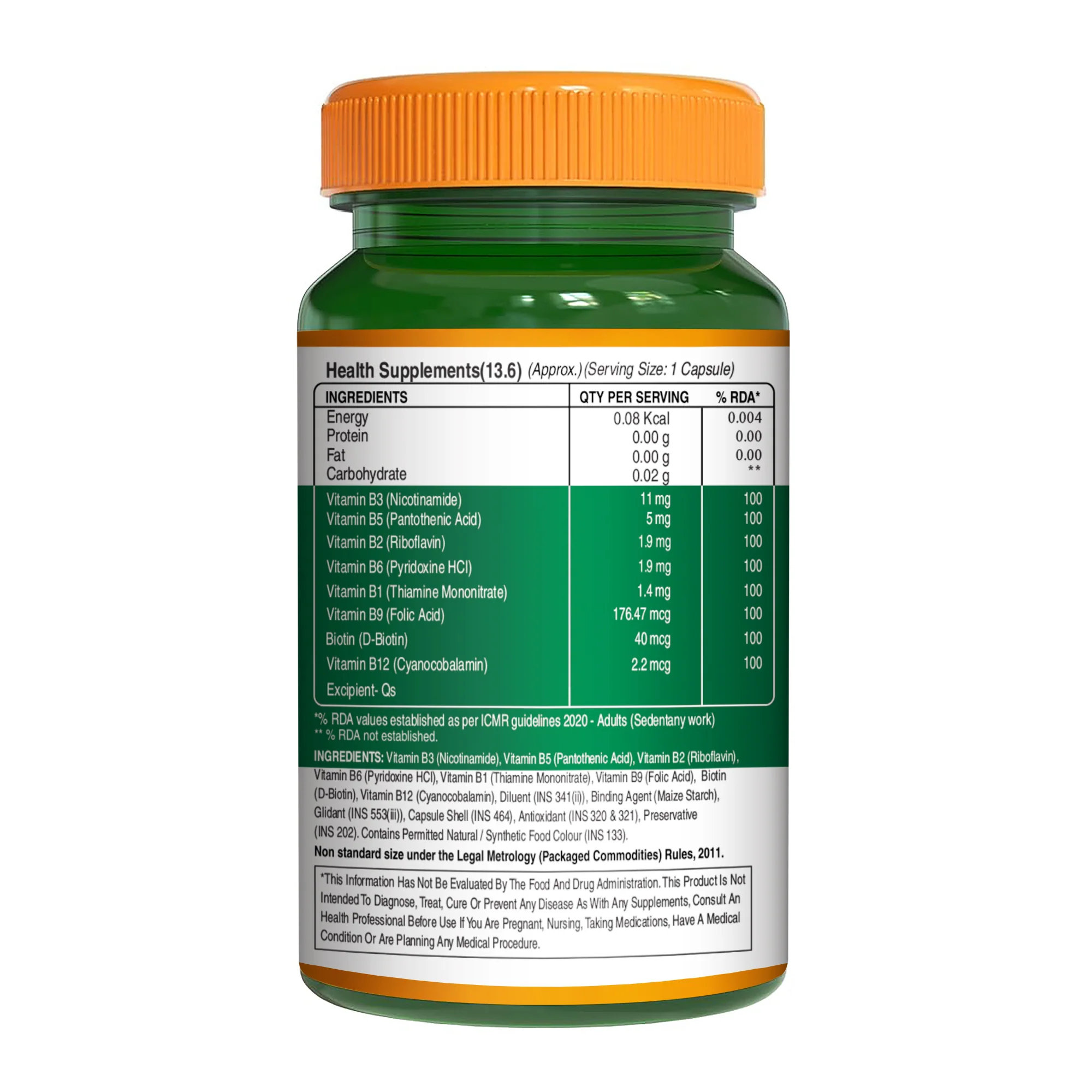 B Complex with Essential Vitamins B1, B2, B3, B5, B6, B7, B9, B12 - 60 Tablets | Supports Energy, Metabolism, and Overall Wellness - Image 7