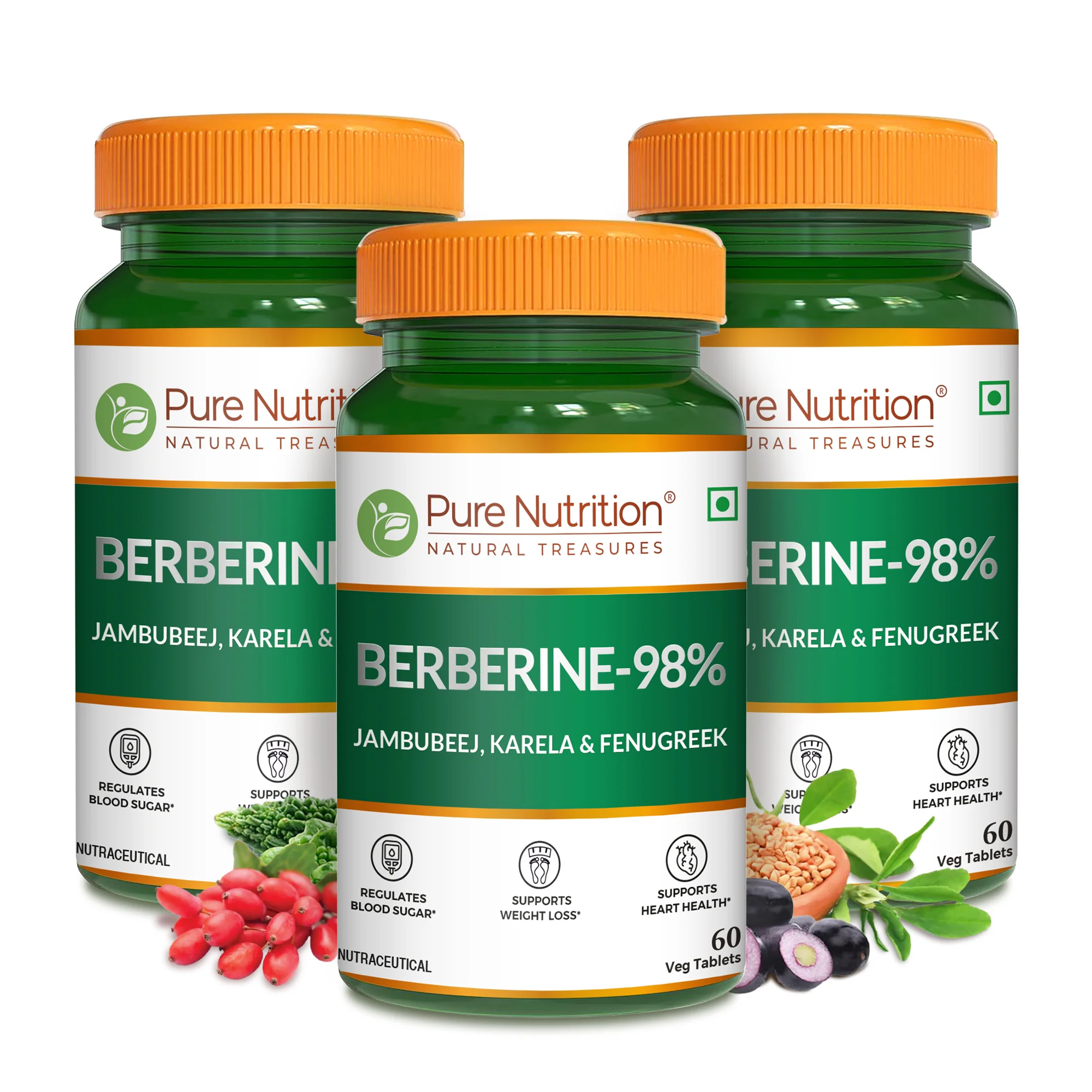 Berberine 98% – 60 Vegetarian Tablets | Herbal Supplement - Image 10