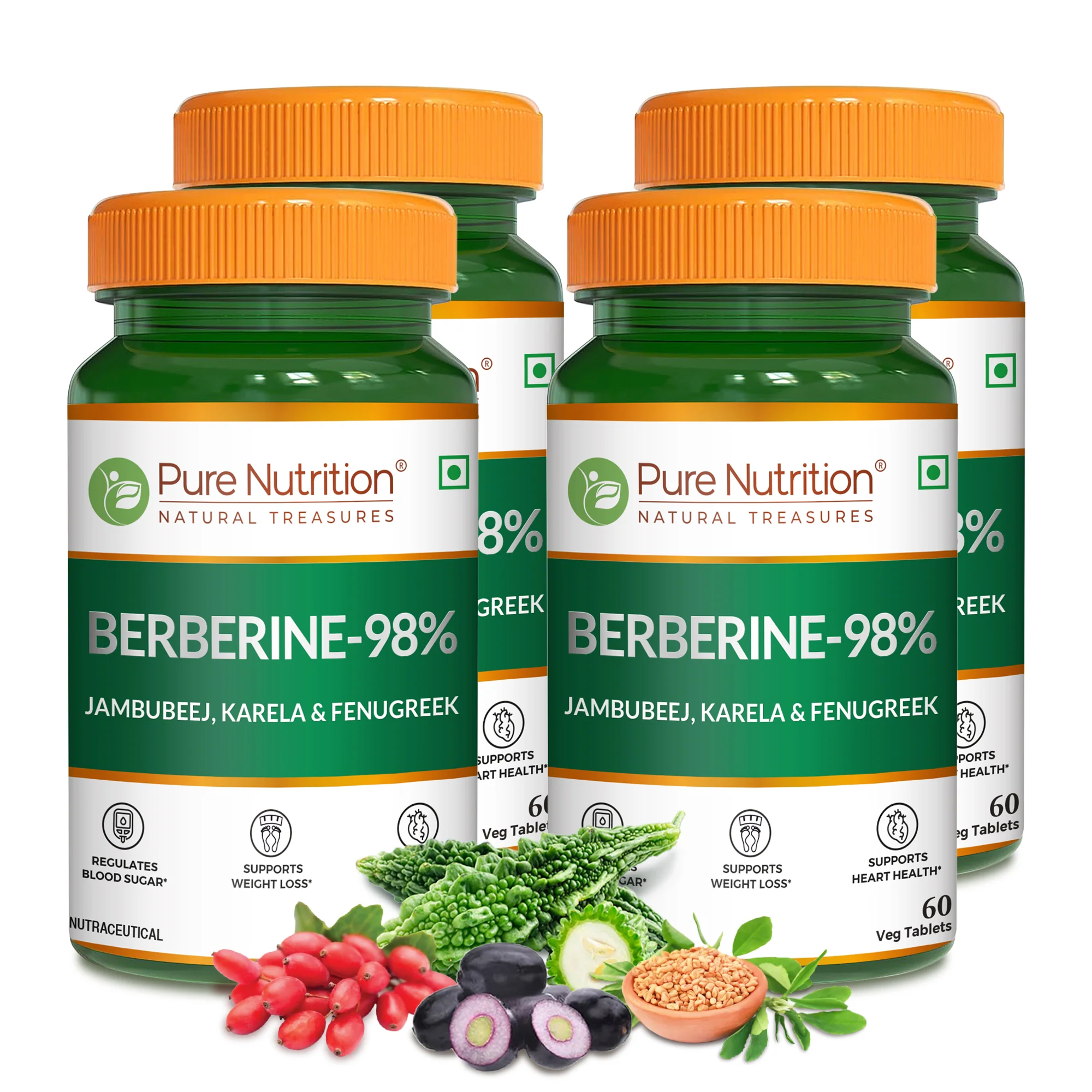 Berberine 98% – 60 Vegetarian Tablets | Herbal Supplement - Image 11
