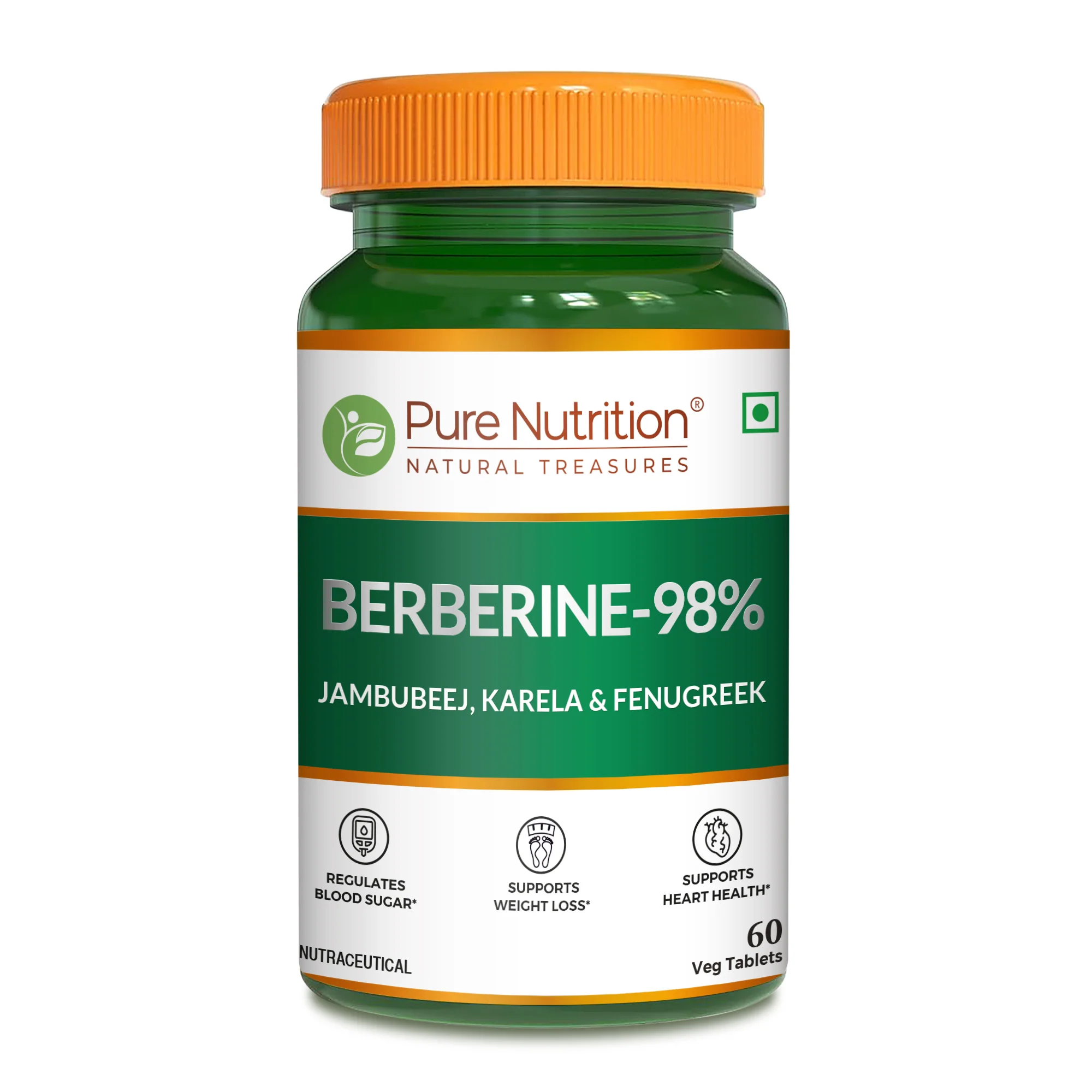 Berberine 98% – 60 Vegetarian Tablets | Herbal Supplement - Image 3