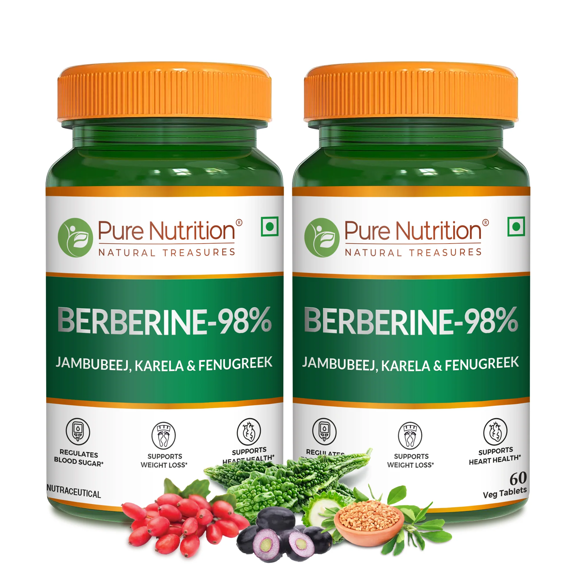 Berberine 98% – 60 Vegetarian Tablets | Herbal Supplement - Image 9
