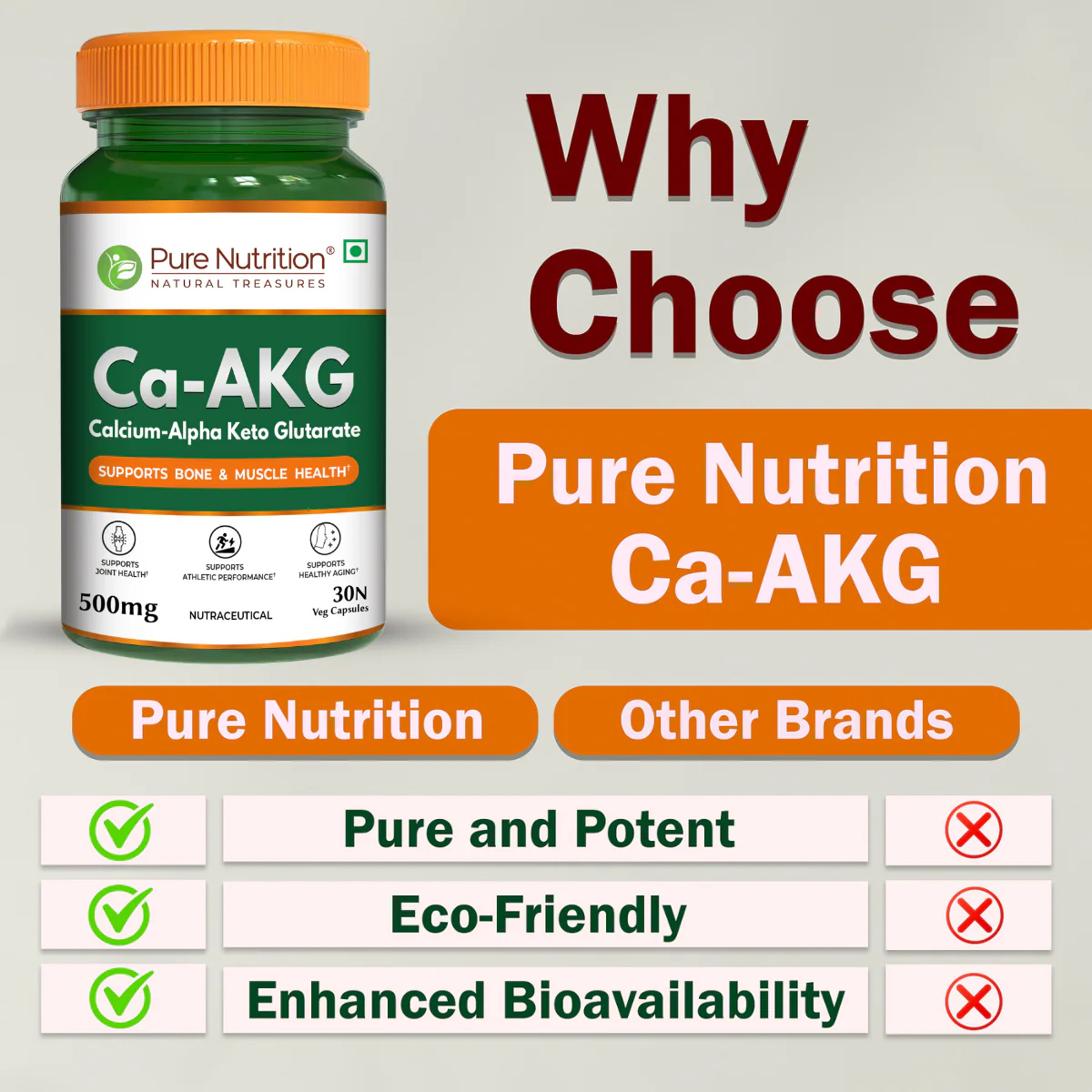 Ca-AKG – Calcium Alpha-Ketoglutarate 500 mg - Image 5