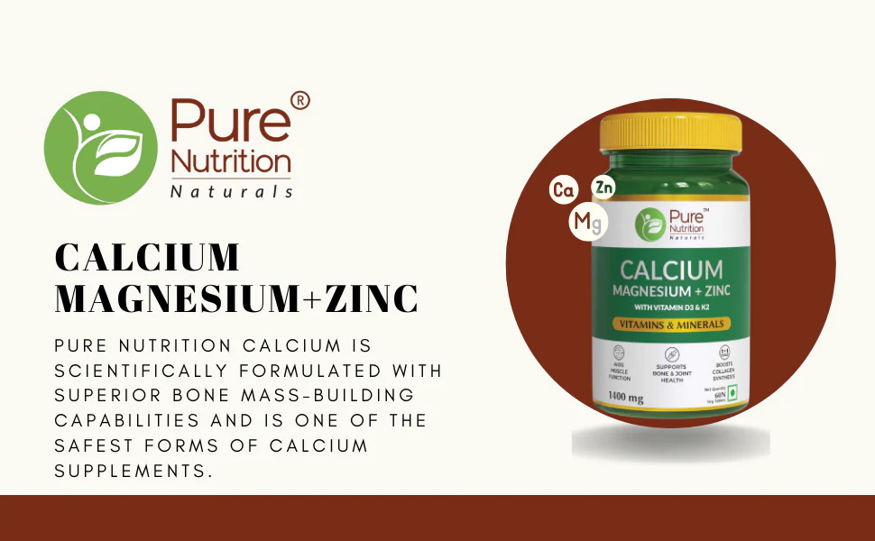 Calcium Magnesium Zinc Vitamin D3 & K2 Tablets for Daily Bone and Muscle Support - Image 7
