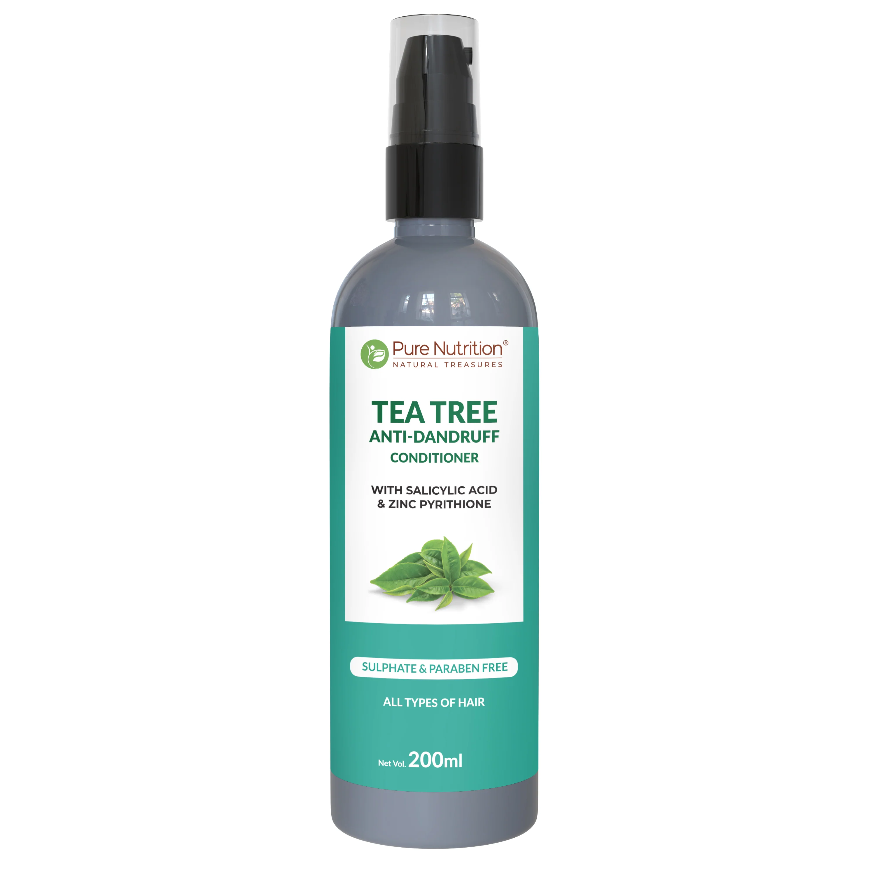 Combo of Tea Tree Anti-Dandruff Shampoo 250ML + Conditioner 200ML - Image 3