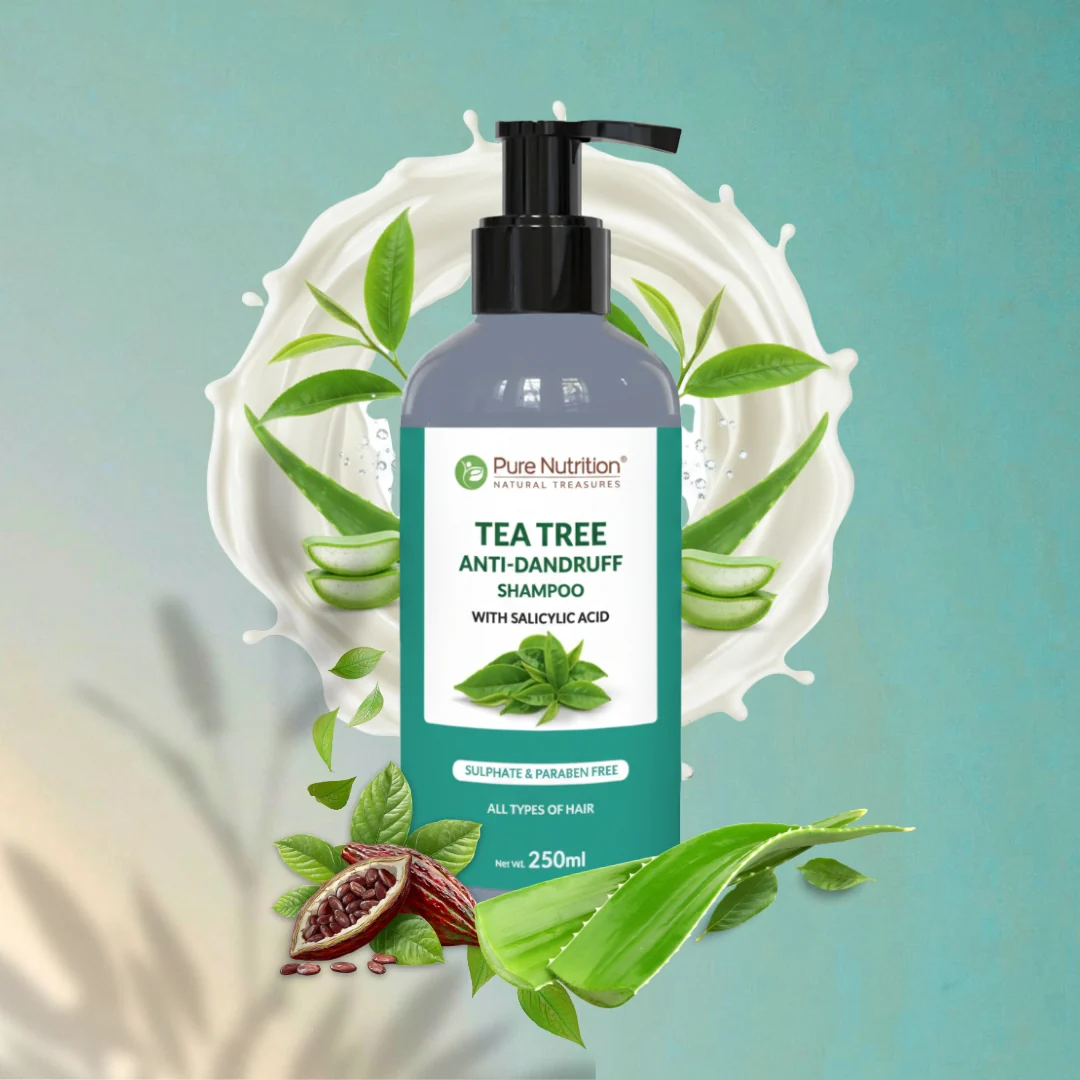 Combo of Tea Tree Anti-Dandruff Shampoo 250ML + Conditioner 200ML - Image 4