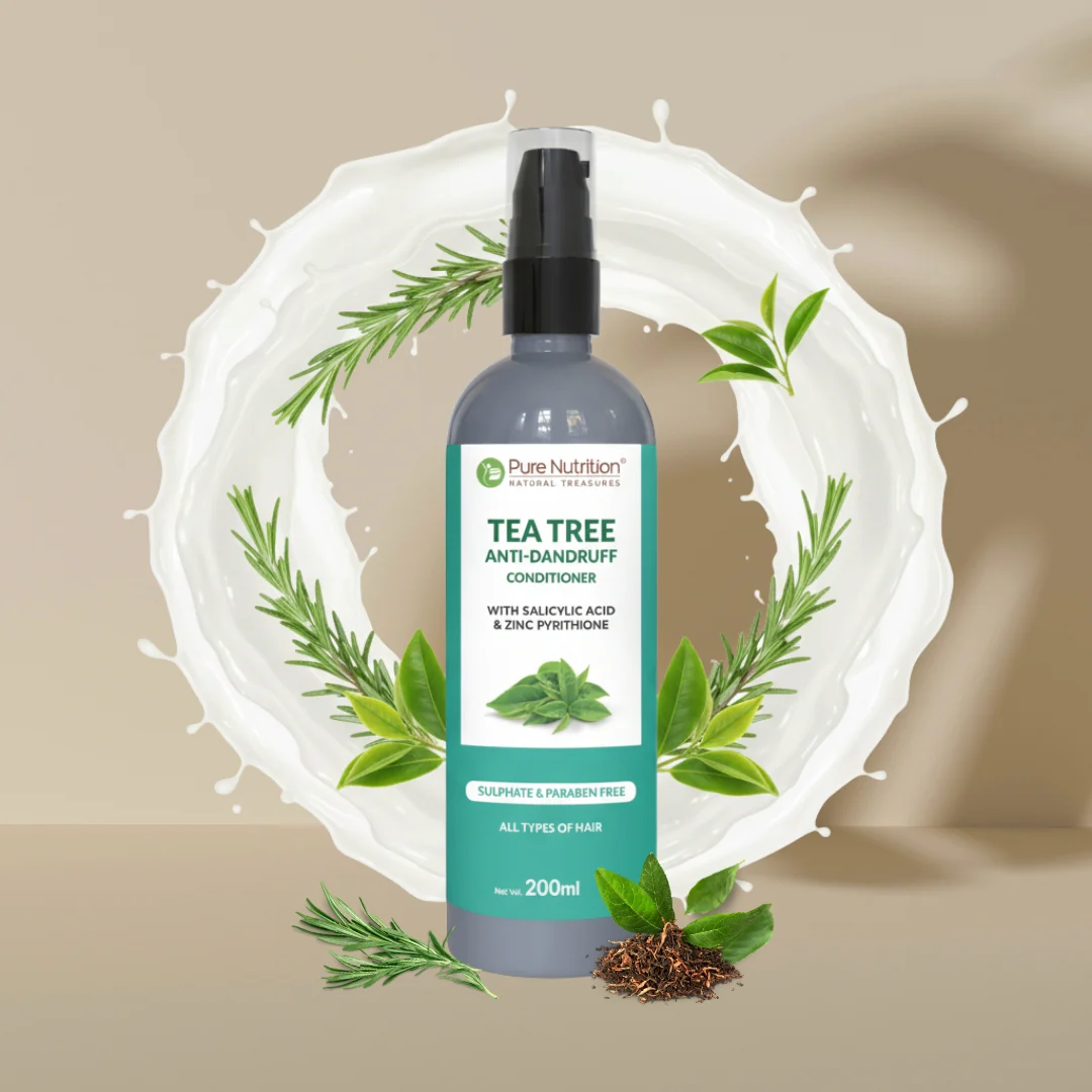Combo of Tea Tree Anti-Dandruff Shampoo 250ML + Conditioner 200ML - Image 5