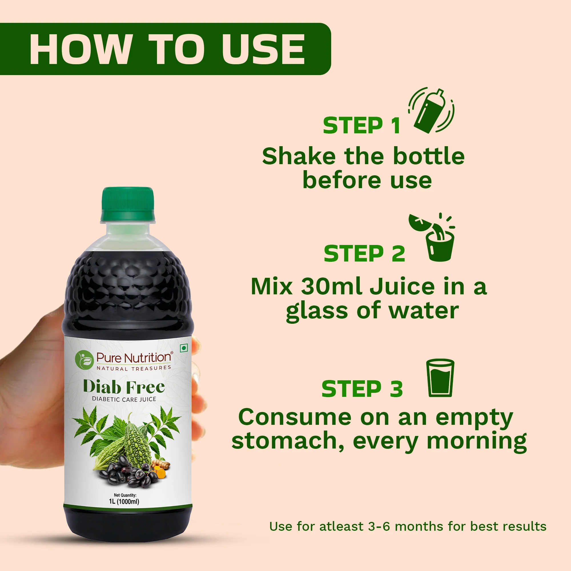 Diab Free Juice | Herbal Wellness Juice - Image 5