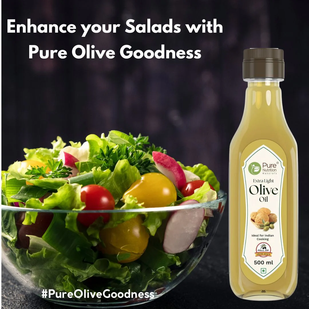Extra Light Olive Oil - 500ml | 100% Pure & Edible | Ideal for Indian Cooking , Good For Skin - Image 4