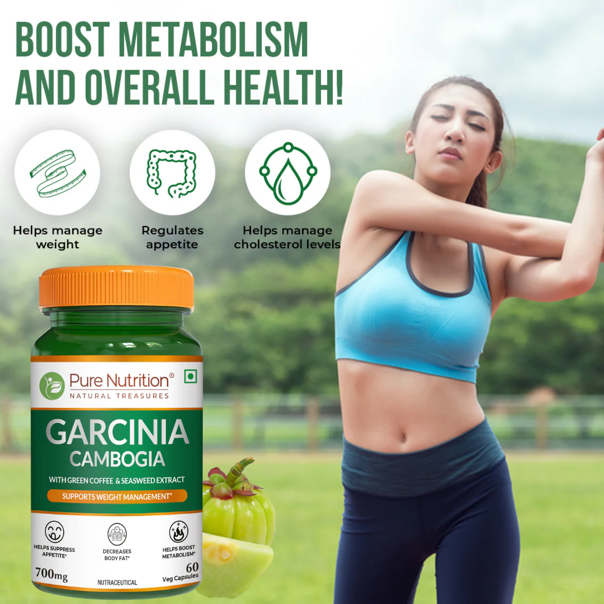 Garcinia Cambogia | Supports Weight Management & Appetite Control – 60 Capsules - Image 4
