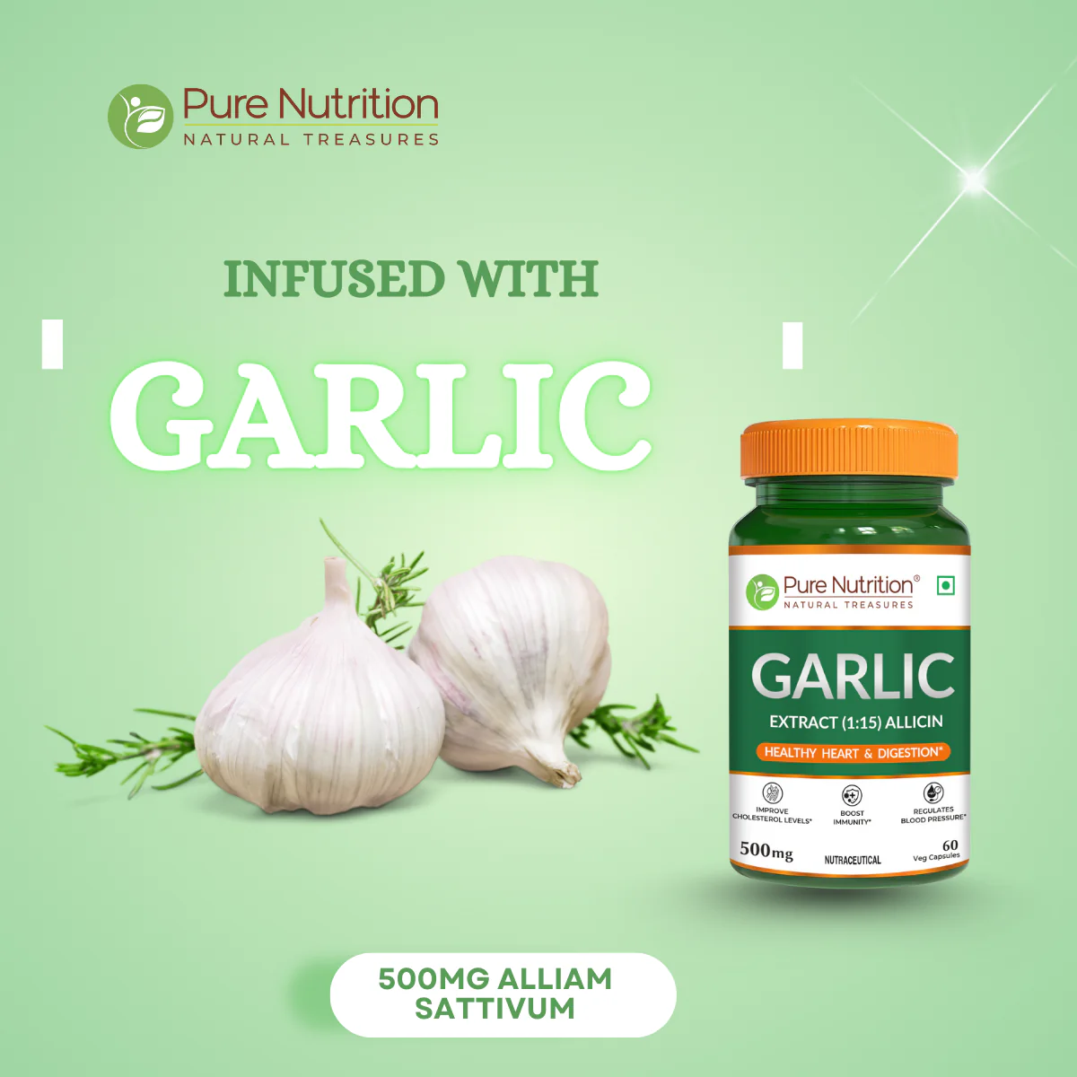 Garlic Extract Capsules – 60 Count - Image 4