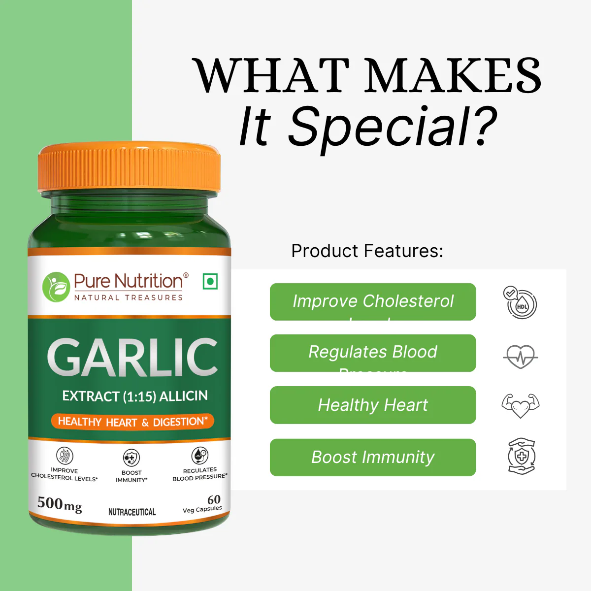 Garlic Extract Capsules – 60 Count - Image 5