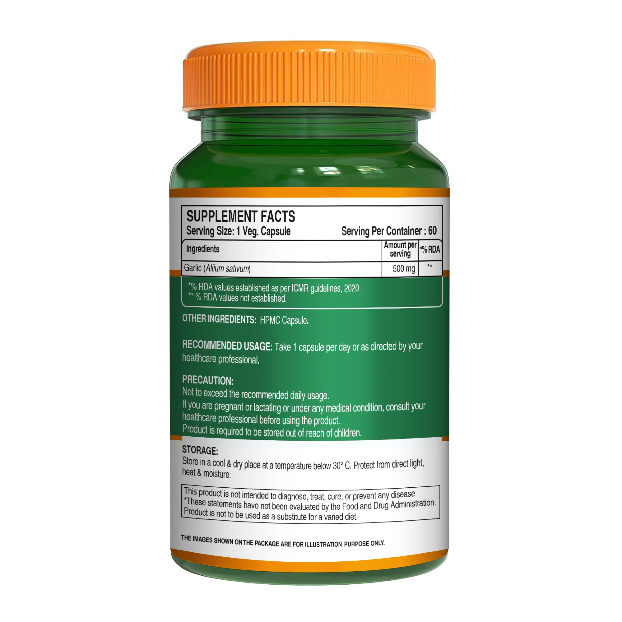 Garlic Extract Capsules – 60 Count - Image 6
