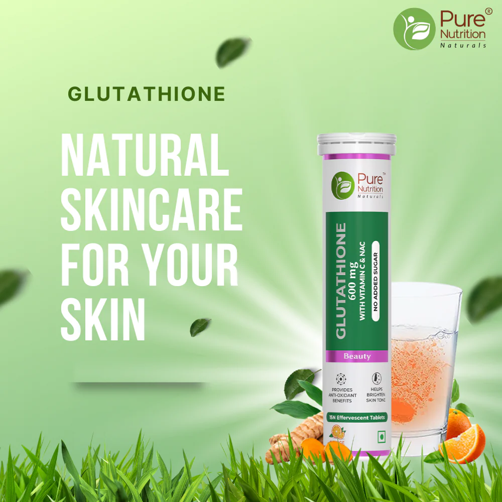 Glutathione 600mg with Vitamin C & Saffron, 15 Effervescent Tablets | Skin Radiance & Glow - Image 5