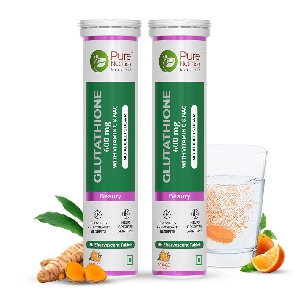 Glutathione 600mg with Vitamin C & Saffron, 15 Effervescent Tablets | Skin Radiance & Glow - Image 8