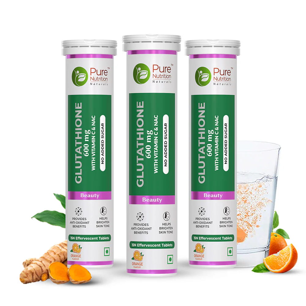 Glutathione 600mg with Vitamin C & Saffron, 15 Effervescent Tablets | Skin Radiance & Glow - Image 9