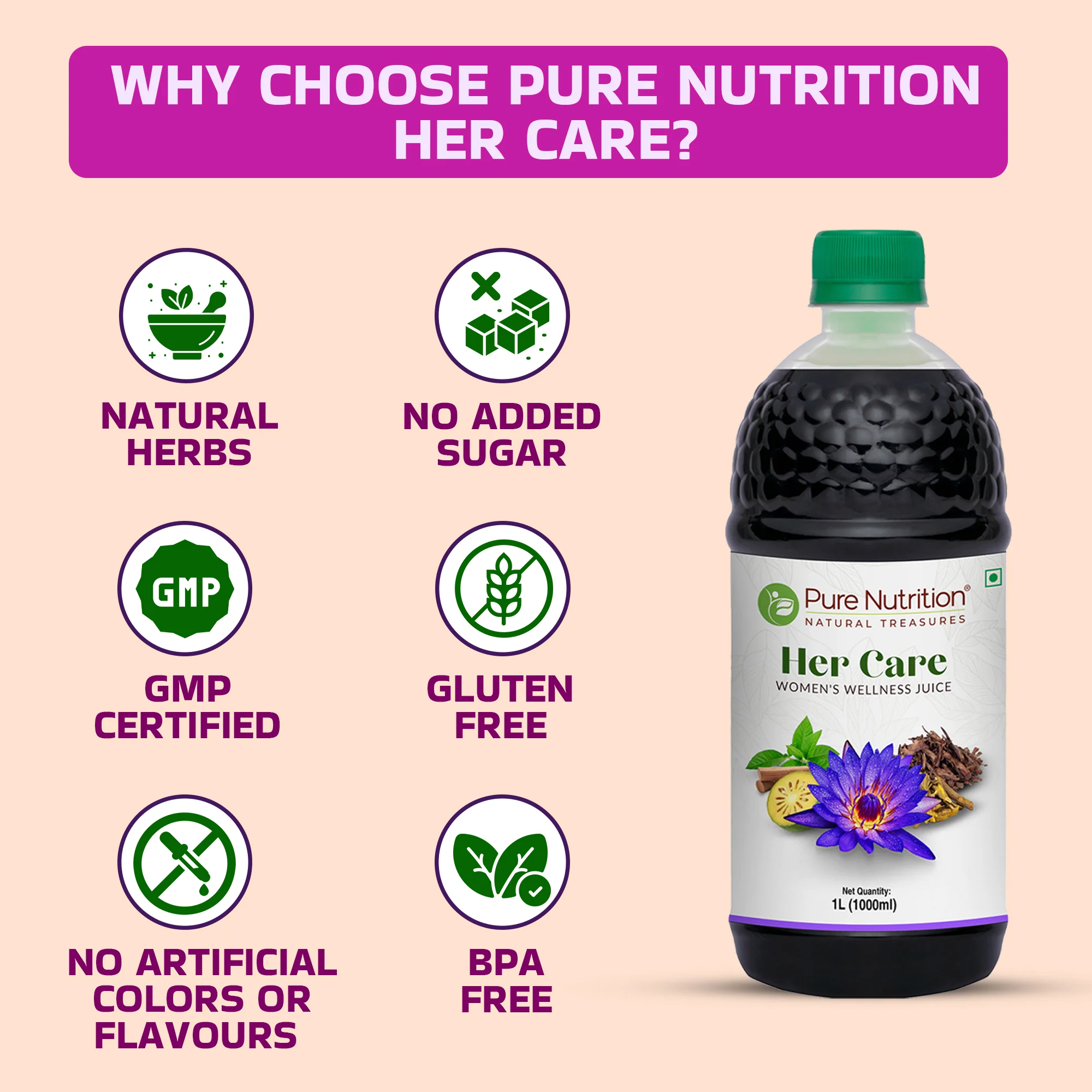 Her Care – Women’s Wellness Juice - Image 3