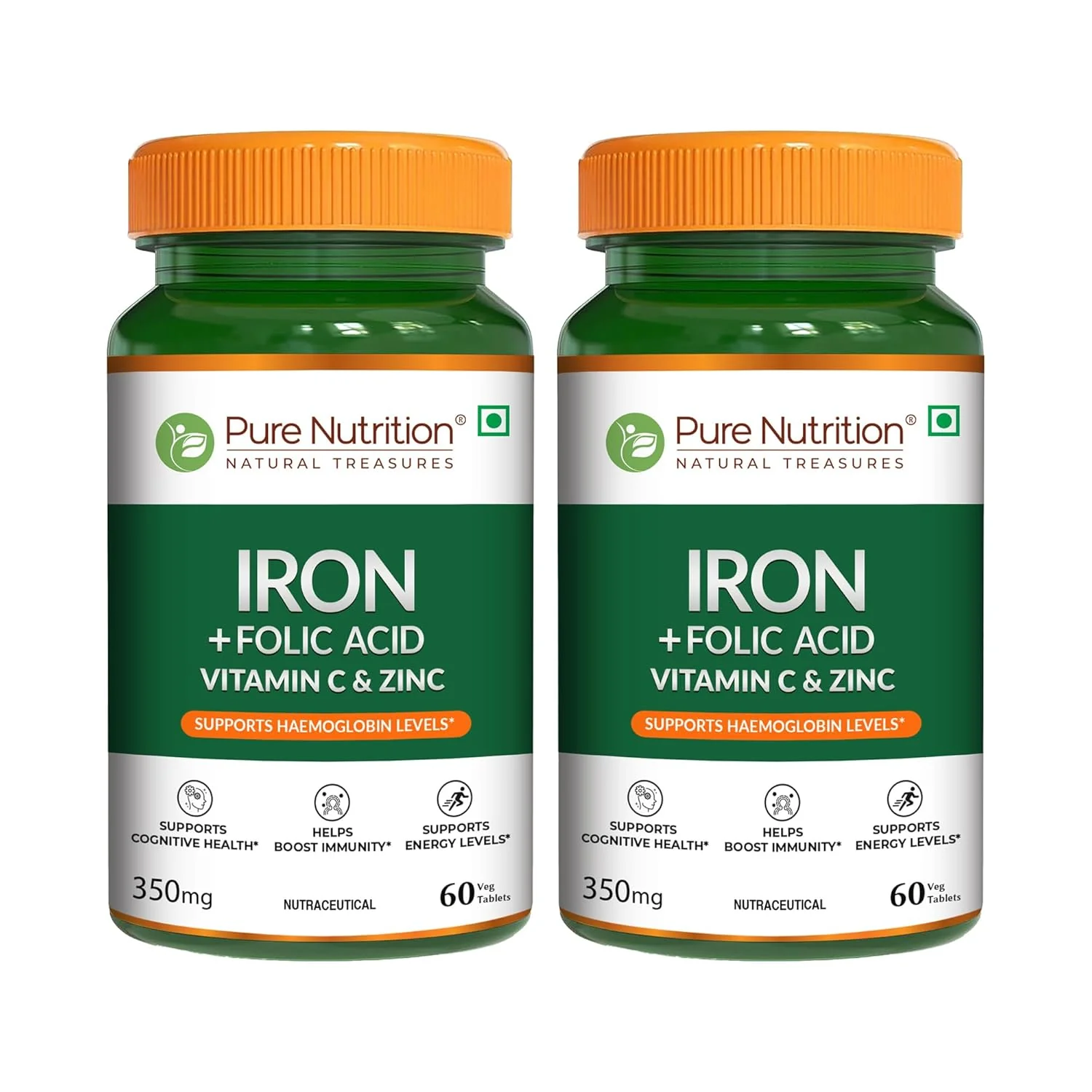 Iron with Folic Acid - 60 Tablets | Supports Haemoglobin Production and Helps Maintain Healthy Iron Levels - Image 8