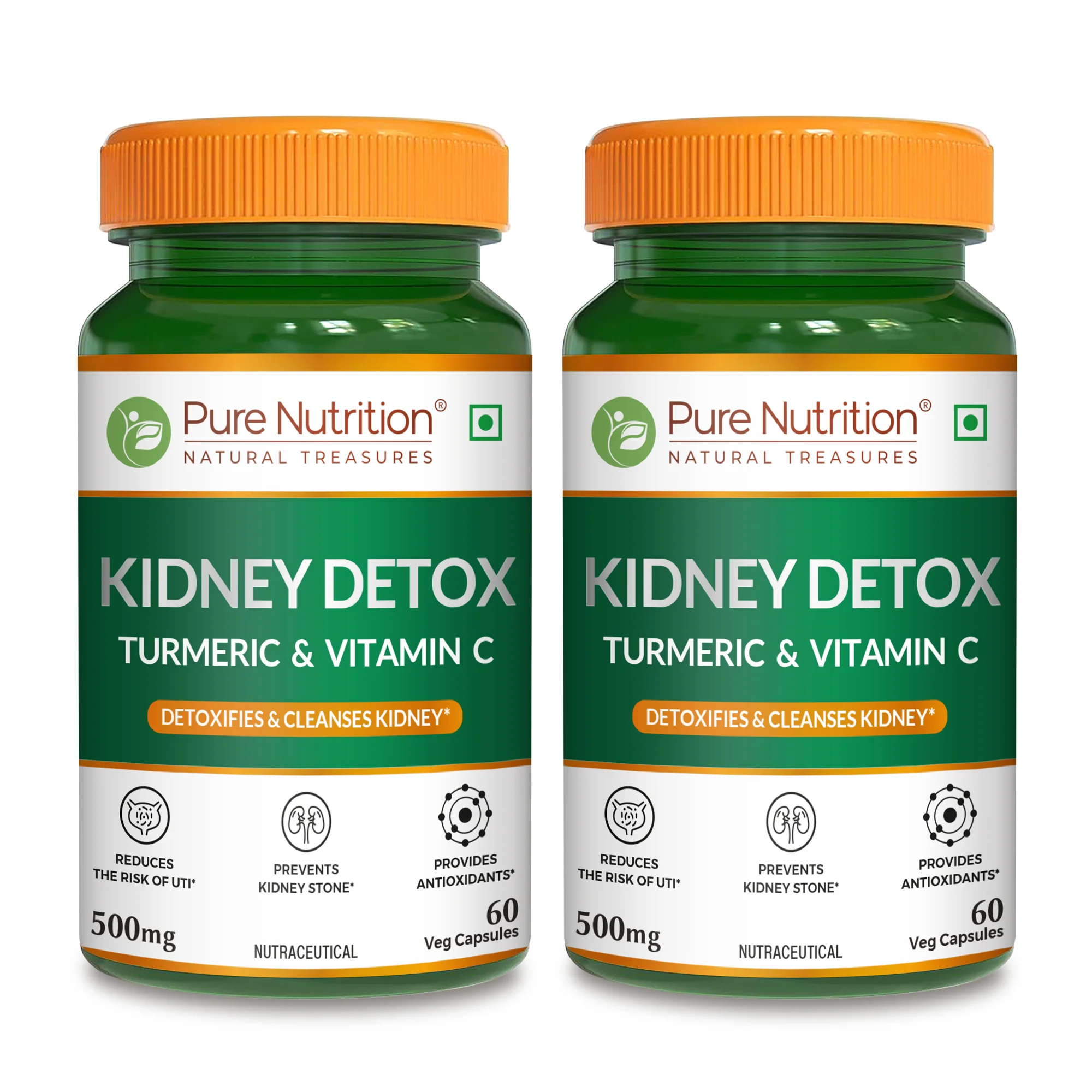 Kidney Wellness Supplement with Turmeric & Vitamin C | Supports Detox - Image 10