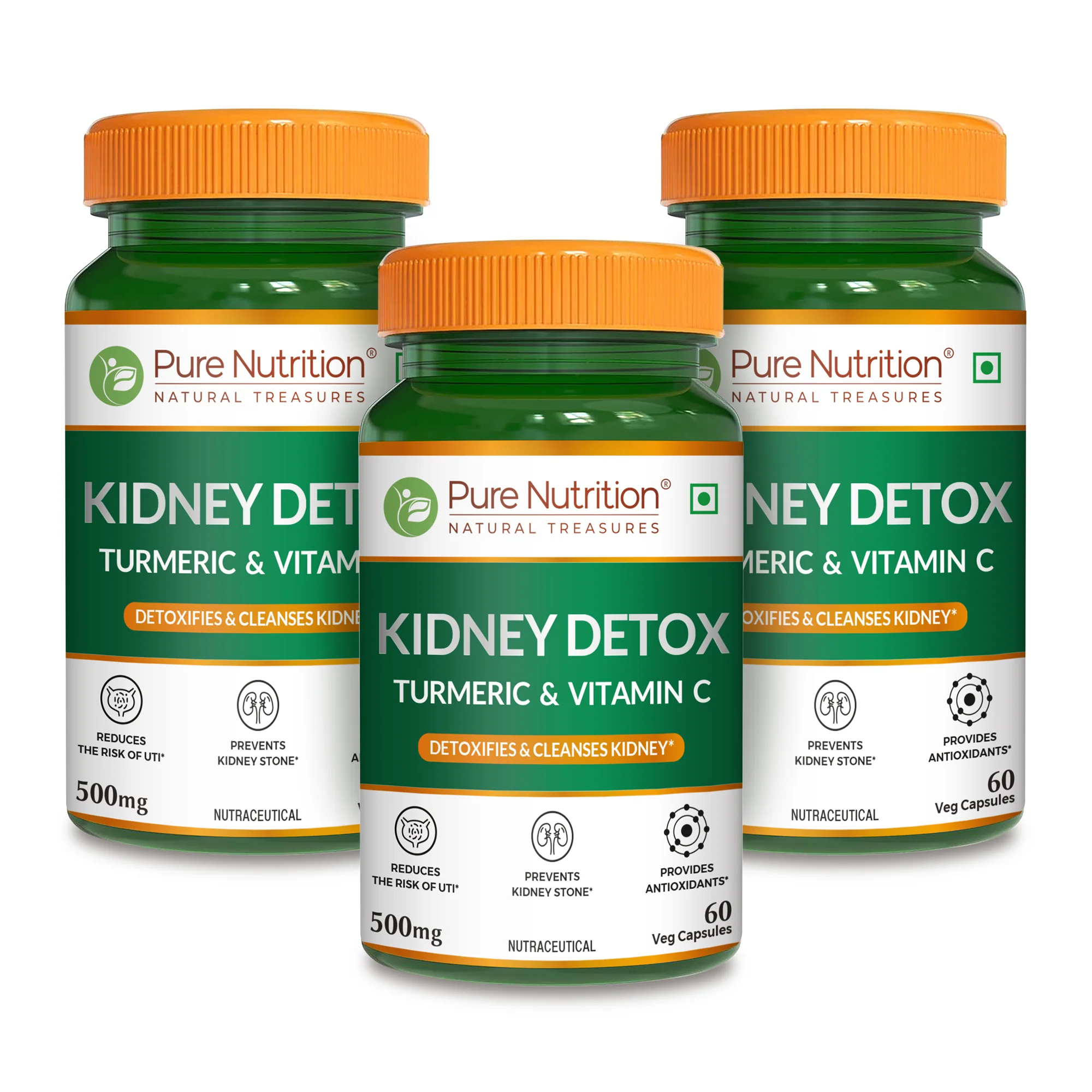 Kidney Wellness Supplement with Turmeric & Vitamin C | Supports Detox - Image 11