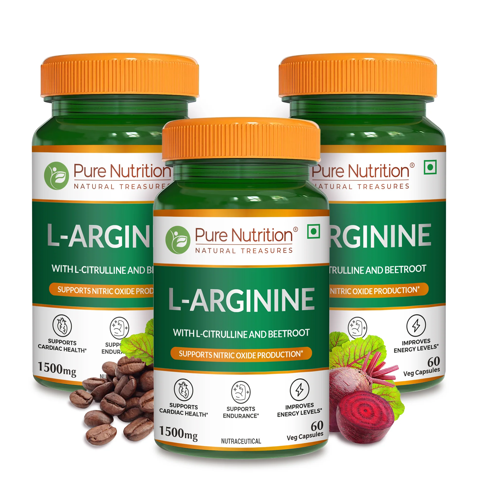 L-Arginine Supplement 1500mg - 60 Capsules - Image 10