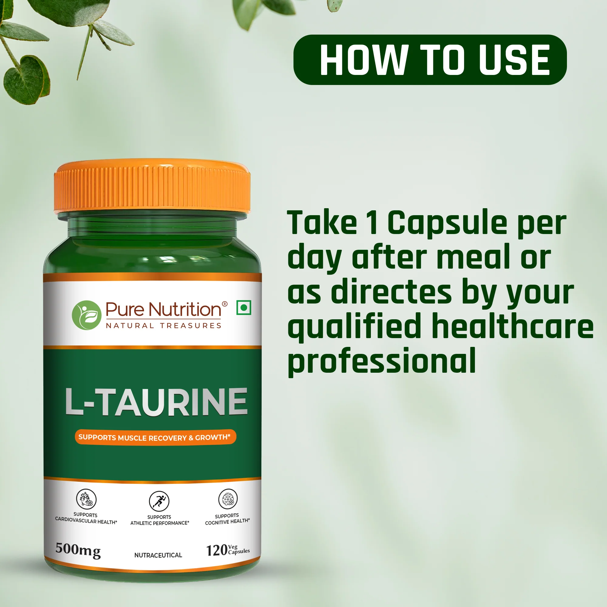 L-Taurine 500mg - Image 3