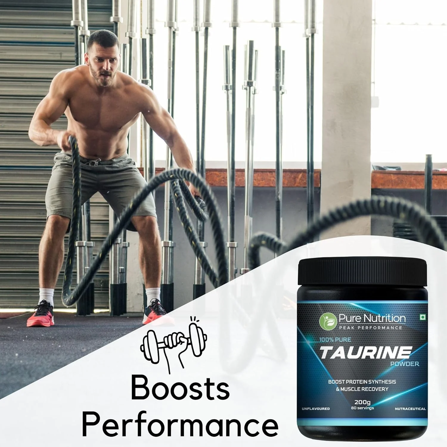 L-Taurine Powder - 200g | Amino Acid Supplement for Muscle Support and Hydration - Image 11