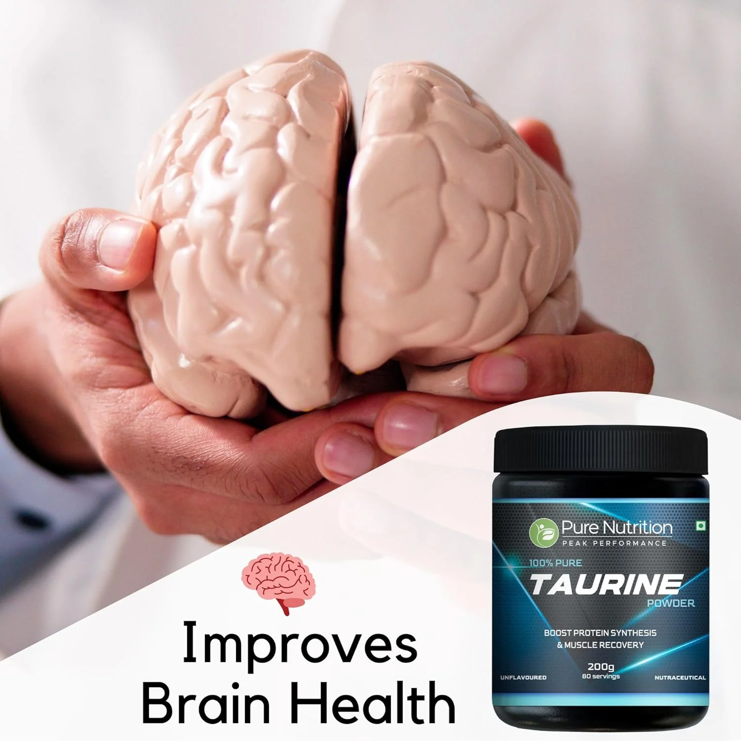 L-Taurine Powder - 200g | Amino Acid Supplement for Muscle Support and Hydration - Image 9