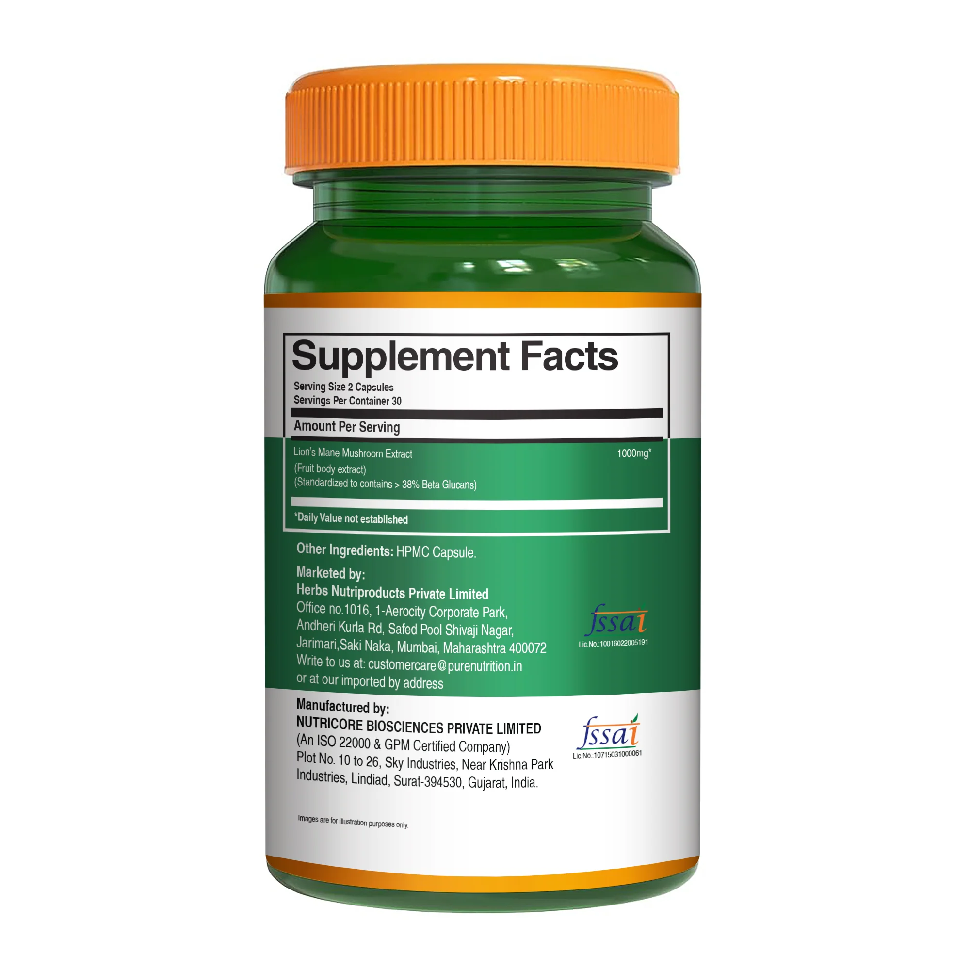 Lion’s Mane Mushroom Extract Veg Capsules - Image 8