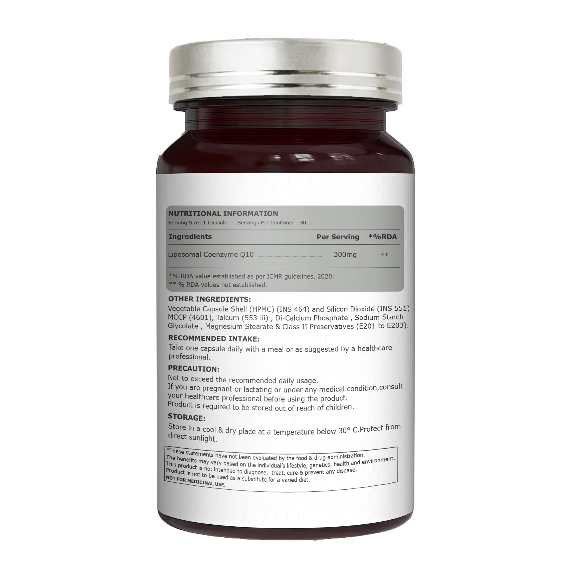 LipoMax Liposomal Coenzyme Q10 300mg – 30 Veg Capsules | Antioxidant & Energy Support - Image 9
