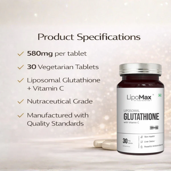 LipoMax Liposomal Glutathione with Vitamin C - Image 3