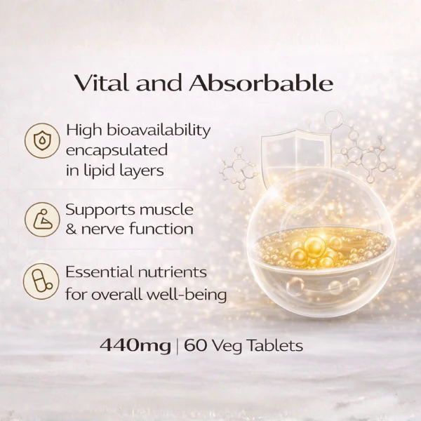LipoMax Liposomal Magnesium 440mg with Vitamin D3 & B12 - Image 5