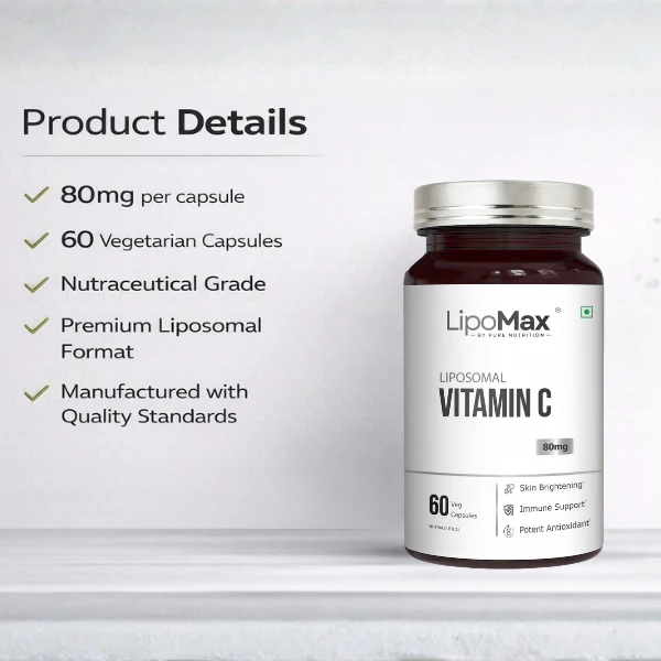 LipoMax Liposomal Vitamin C 80mg | Immune & Antioxidant Support - Image 7