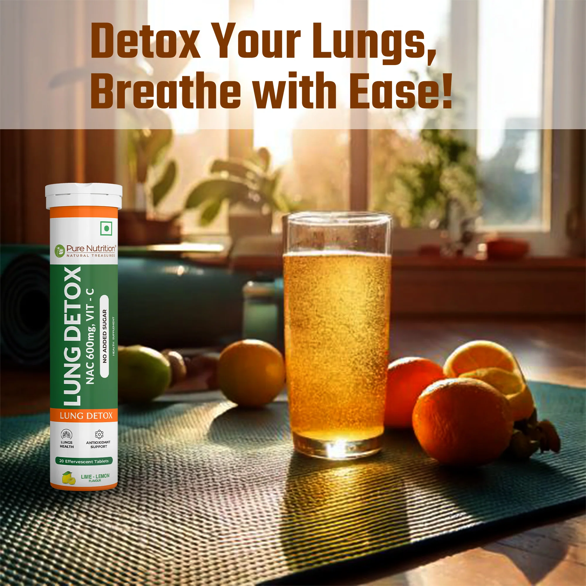 Lung Detox Effervescent Tablets - 20 | Supports Respiratory Health, Cleansing, and Overall Wellness - Image 6