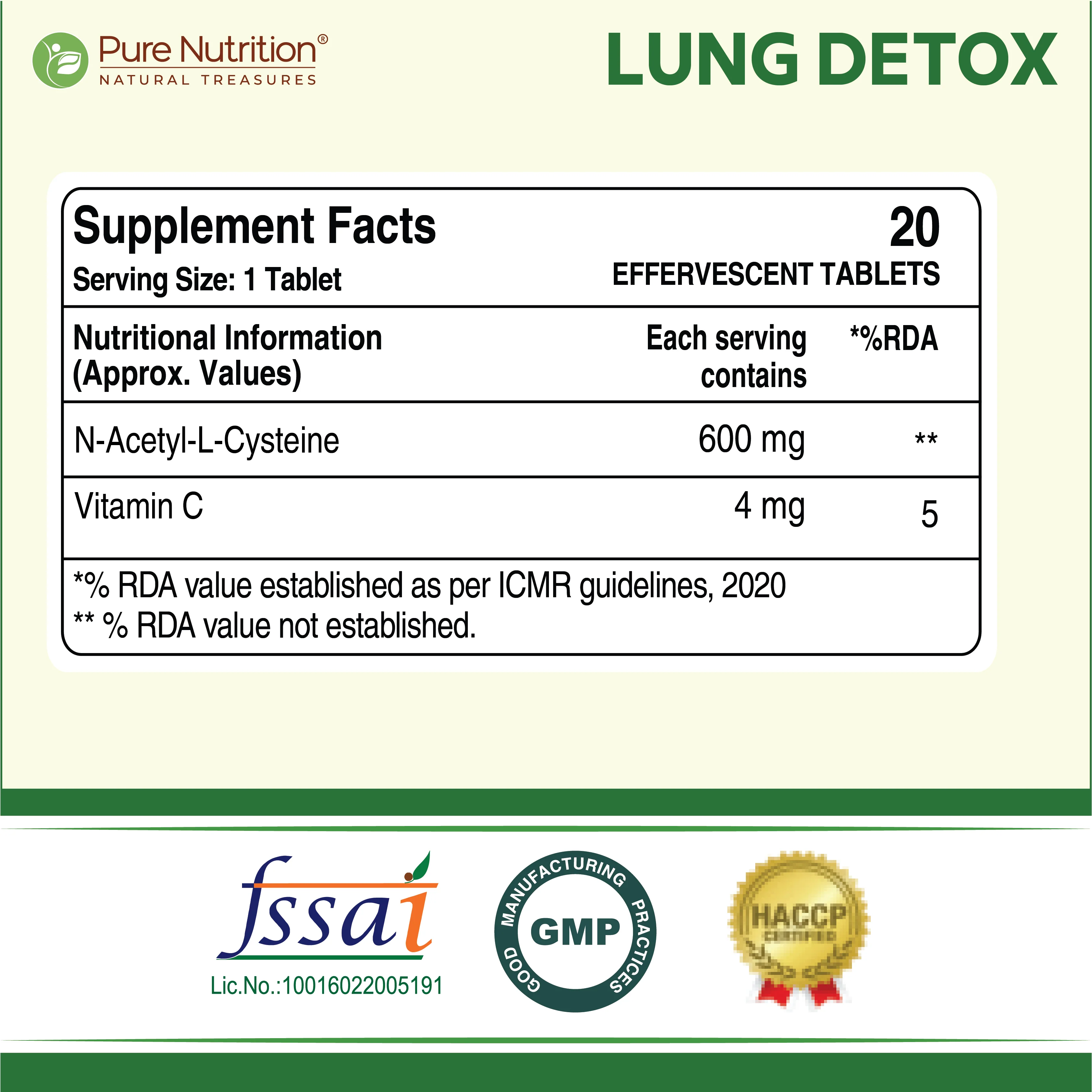 Lung Detox Effervescent Tablets - 20 | Supports Respiratory Health, Cleansing, and Overall Wellness - Image 7
