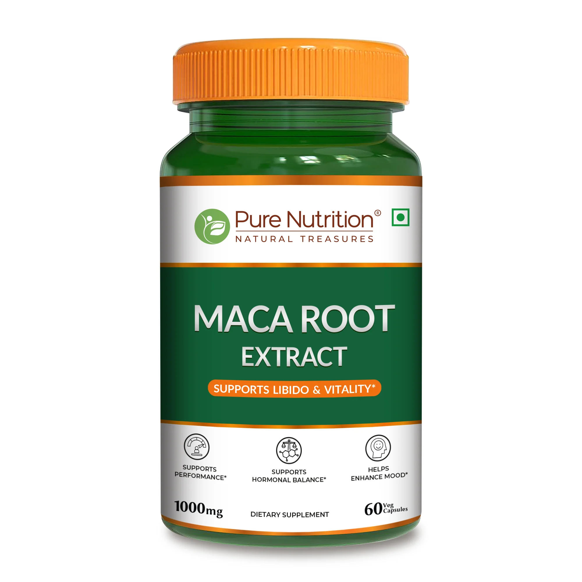 Maca Root Capsules- Veg for Energy, Stamina & Hormonal Balance - Image 2