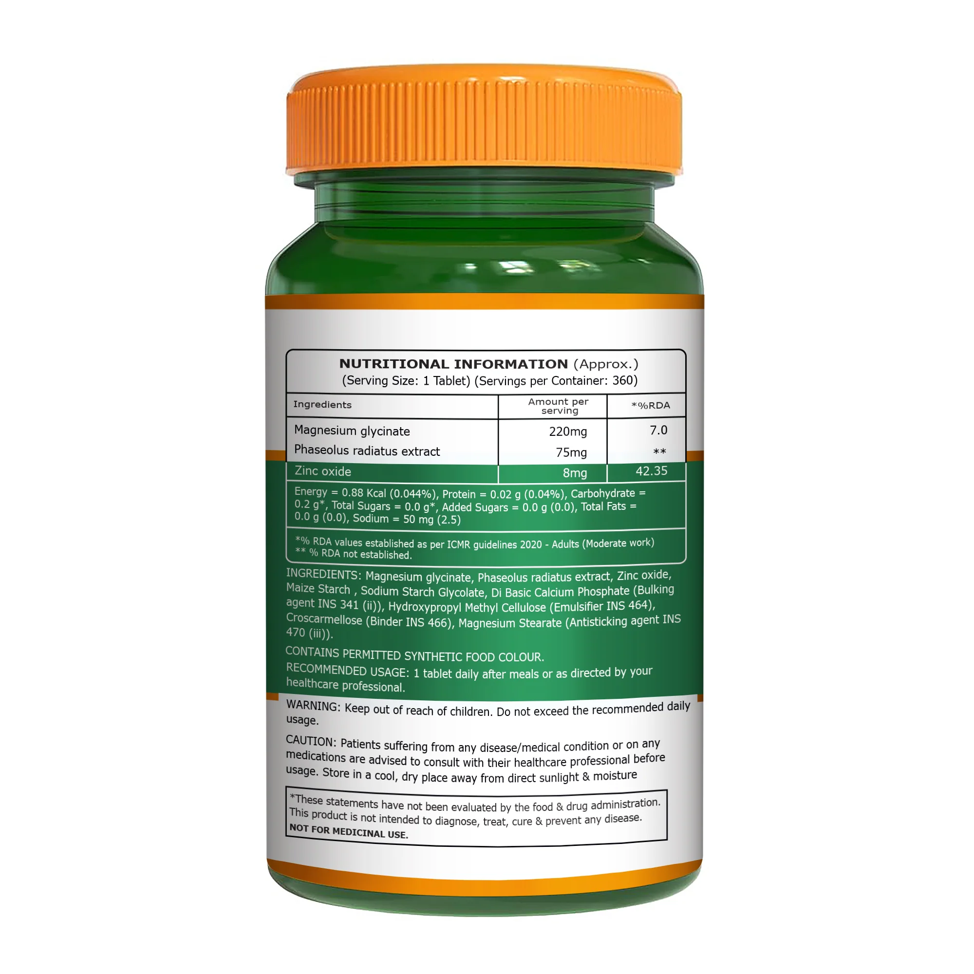 Magnesium Glycinate with Zinc tablets | Supports Sleep, Stress & Heart Health - Image 10