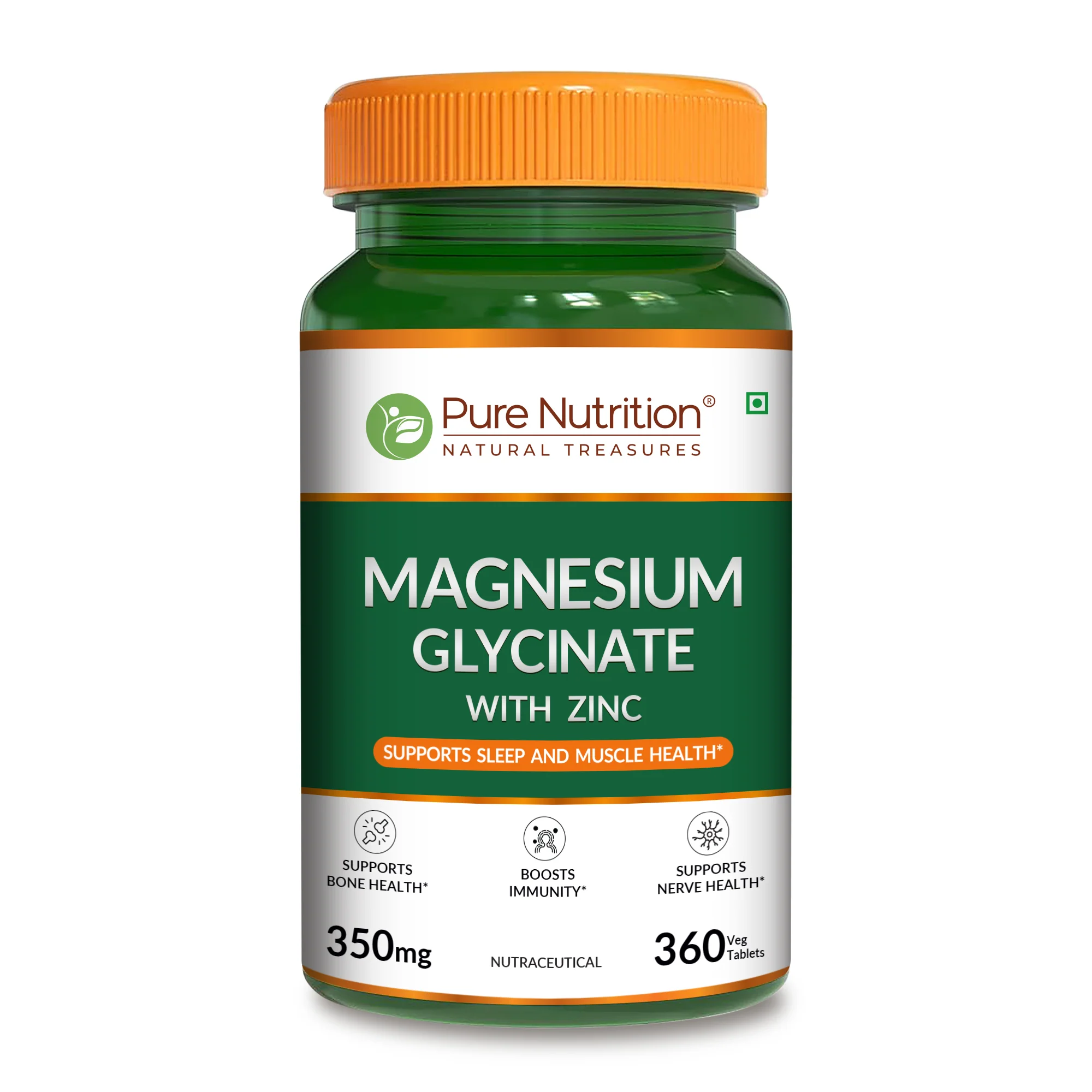 Magnesium Glycinate with Zinc tablets | Supports Sleep, Stress & Heart Health - Image 3