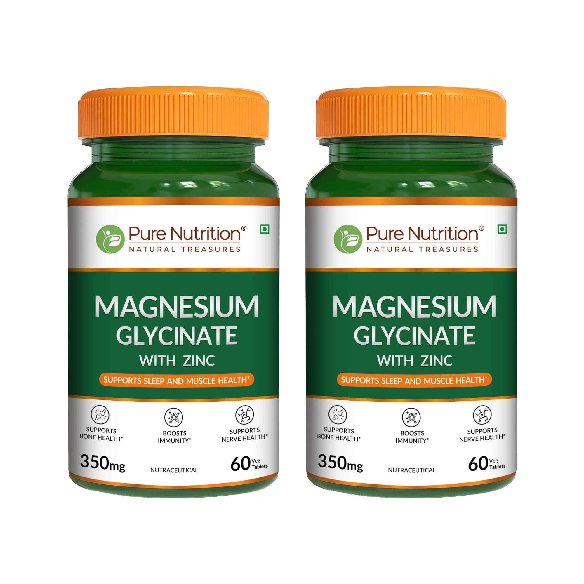 Magnesium Glycinate with Zinc Tablets | Sleep Support, Muscle Relaxation & Bone Health - Image 9