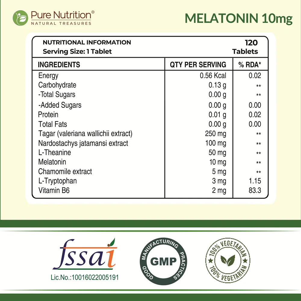 Melatonin 10mg Tablets - Image 8