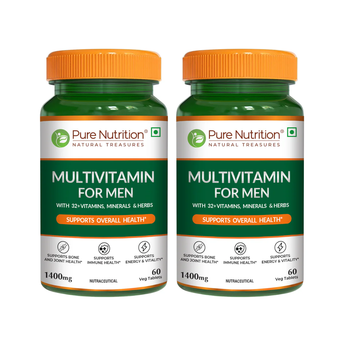 Multivitamin for Men - 60 Vegetarian Tablets | Daily Wellness with 32+ Vitamins, Minerals, and Herbal Extracts - Image 7