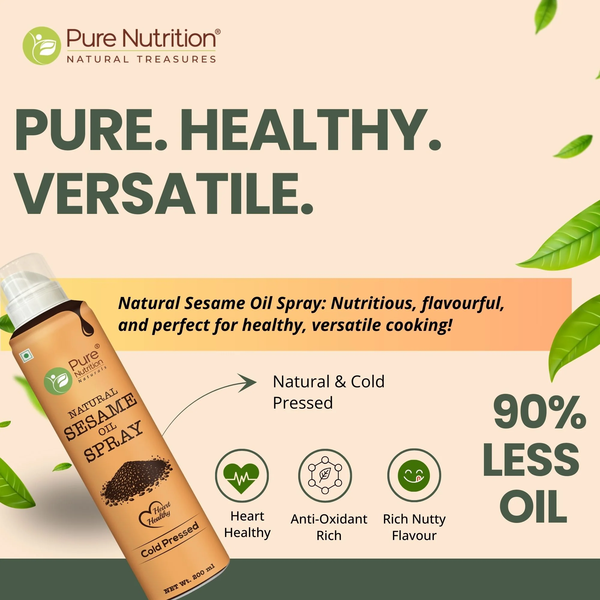 Black Sesame Oil Spray 200ml | 100% Pure, Cold-Pressed | Healthy Cooking, Rich in Nutrients - Image 7