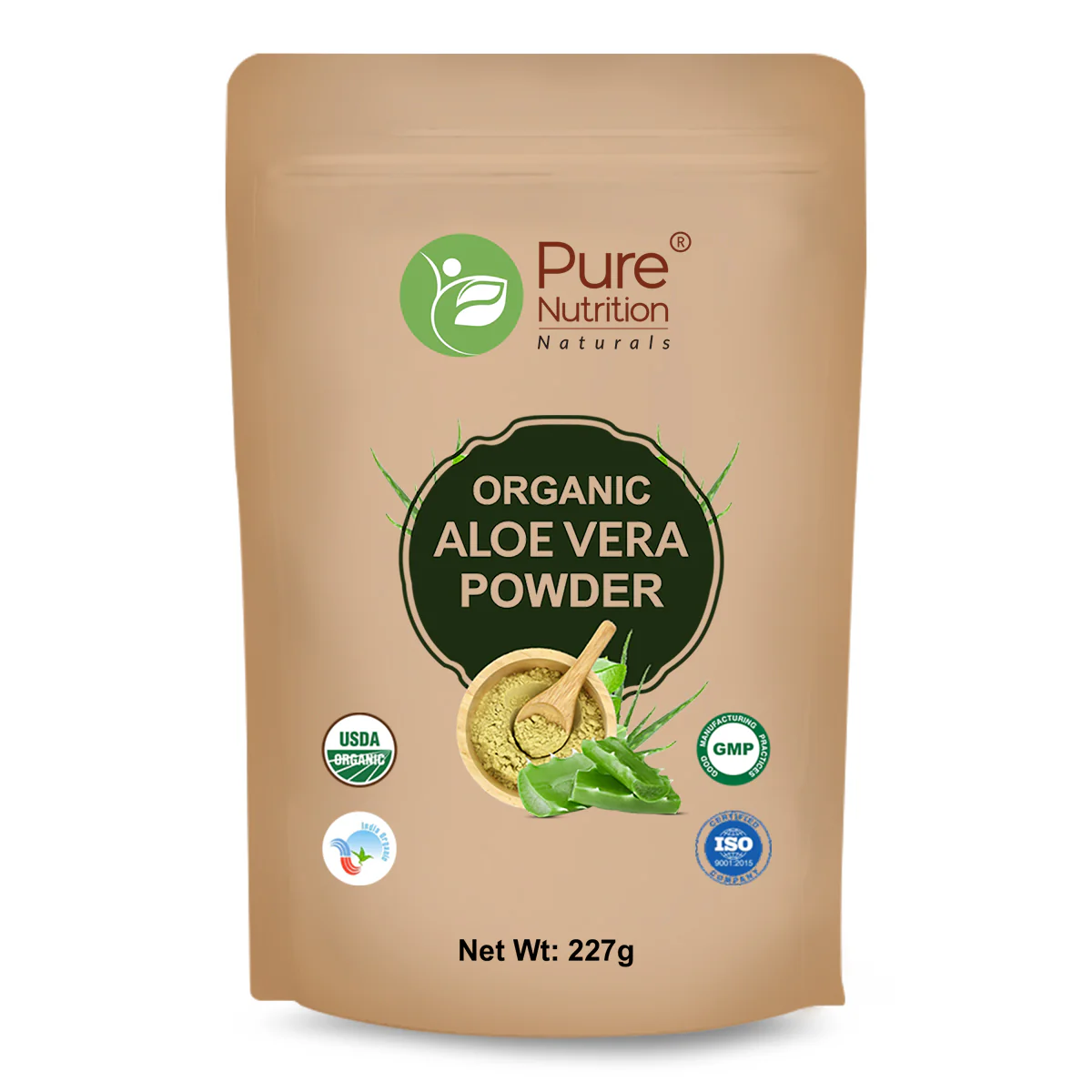 Pure Nutrition Organic Aloe Vera Powder - 227g | For Skin Health, Digestion & Hydration