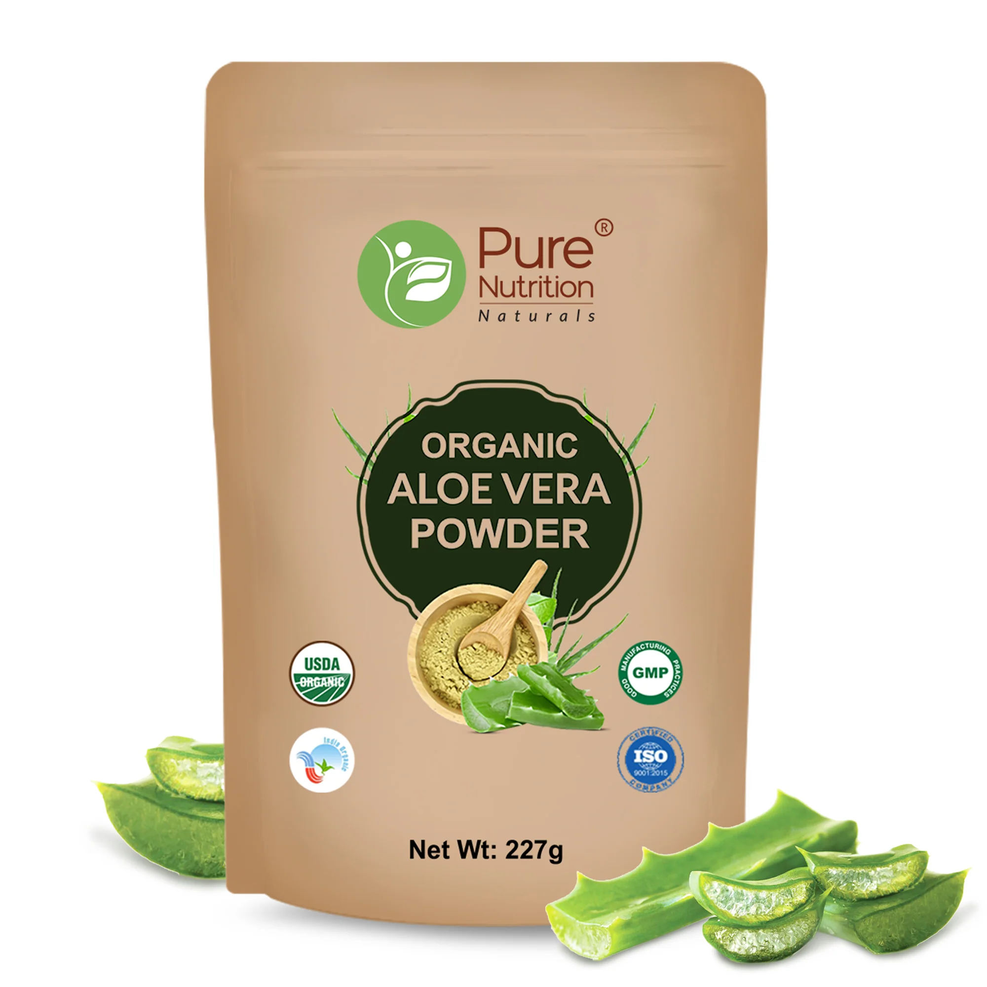 Pure Nutrition Organic Aloe Vera Powder - 227g | For Skin Health, Digestion & Hydration - Image 2