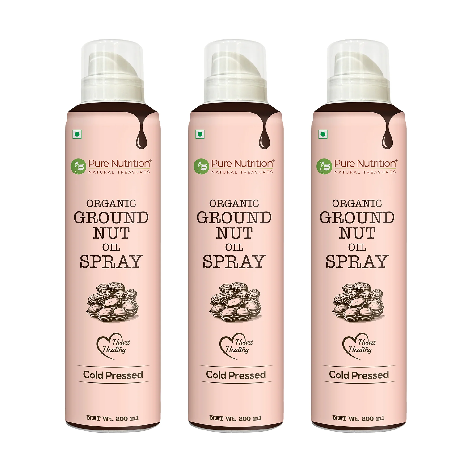 Organic Groundnut Oil Spray 200ml | Cold-Pressed & Pure for Cooking - Image 12